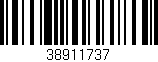 Código de barras (EAN, GTIN, SKU, ISBN): '38911737'