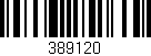 Código de barras (EAN, GTIN, SKU, ISBN): '389120'