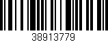 Código de barras (EAN, GTIN, SKU, ISBN): '38913779'