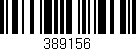 Código de barras (EAN, GTIN, SKU, ISBN): '389156'