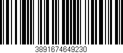 Código de barras (EAN, GTIN, SKU, ISBN): '3891674649230'