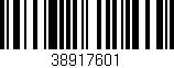 Código de barras (EAN, GTIN, SKU, ISBN): '38917601'