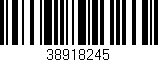 Código de barras (EAN, GTIN, SKU, ISBN): '38918245'