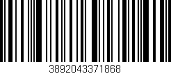 Código de barras (EAN, GTIN, SKU, ISBN): '3892043371868'