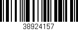 Código de barras (EAN, GTIN, SKU, ISBN): '38924157'