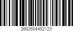 Código de barras (EAN, GTIN, SKU, ISBN): '3892604402123'