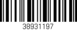 Código de barras (EAN, GTIN, SKU, ISBN): '38931197'