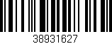 Código de barras (EAN, GTIN, SKU, ISBN): '38931627'