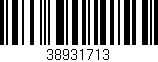 Código de barras (EAN, GTIN, SKU, ISBN): '38931713'