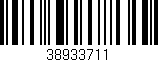 Código de barras (EAN, GTIN, SKU, ISBN): '38933711'