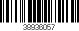 Código de barras (EAN, GTIN, SKU, ISBN): '38936057'