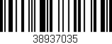 Código de barras (EAN, GTIN, SKU, ISBN): '38937035'