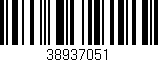 Código de barras (EAN, GTIN, SKU, ISBN): '38937051'