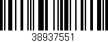 Código de barras (EAN, GTIN, SKU, ISBN): '38937551'