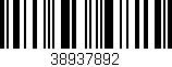 Código de barras (EAN, GTIN, SKU, ISBN): '38937892'