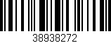 Código de barras (EAN, GTIN, SKU, ISBN): '38938272'