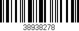 Código de barras (EAN, GTIN, SKU, ISBN): '38938278'