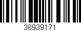 Código de barras (EAN, GTIN, SKU, ISBN): '38939171'