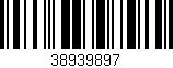 Código de barras (EAN, GTIN, SKU, ISBN): '38939897'