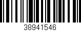 Código de barras (EAN, GTIN, SKU, ISBN): '38941546'