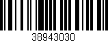 Código de barras (EAN, GTIN, SKU, ISBN): '38943030'