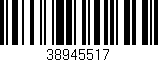 Código de barras (EAN, GTIN, SKU, ISBN): '38945517'