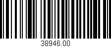 Código de barras (EAN, GTIN, SKU, ISBN): '38946.00'