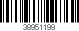 Código de barras (EAN, GTIN, SKU, ISBN): '38951199'
