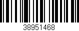 Código de barras (EAN, GTIN, SKU, ISBN): '38951468'