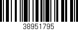Código de barras (EAN, GTIN, SKU, ISBN): '38951795'