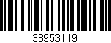 Código de barras (EAN, GTIN, SKU, ISBN): '38953119'