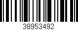 Código de barras (EAN, GTIN, SKU, ISBN): '38953492'
