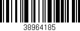 Código de barras (EAN, GTIN, SKU, ISBN): '38964185'