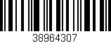 Código de barras (EAN, GTIN, SKU, ISBN): '38964307'