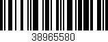 Código de barras (EAN, GTIN, SKU, ISBN): '38965580'