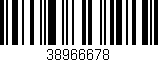 Código de barras (EAN, GTIN, SKU, ISBN): '38966678'