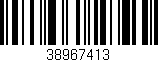 Código de barras (EAN, GTIN, SKU, ISBN): '38967413'