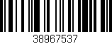 Código de barras (EAN, GTIN, SKU, ISBN): '38967537'