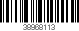 Código de barras (EAN, GTIN, SKU, ISBN): '38968113'