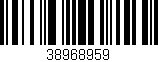 Código de barras (EAN, GTIN, SKU, ISBN): '38968959'