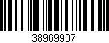 Código de barras (EAN, GTIN, SKU, ISBN): '38969907'