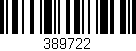 Código de barras (EAN, GTIN, SKU, ISBN): '389722'