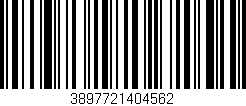 Código de barras (EAN, GTIN, SKU, ISBN): '3897721404562'