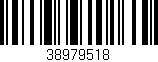 Código de barras (EAN, GTIN, SKU, ISBN): '38979518'
