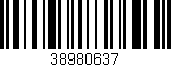 Código de barras (EAN, GTIN, SKU, ISBN): '38980637'