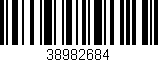 Código de barras (EAN, GTIN, SKU, ISBN): '38982684'