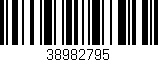 Código de barras (EAN, GTIN, SKU, ISBN): '38982795'