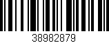 Código de barras (EAN, GTIN, SKU, ISBN): '38982879'