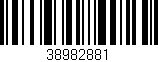 Código de barras (EAN, GTIN, SKU, ISBN): '38982881'