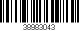 Código de barras (EAN, GTIN, SKU, ISBN): '38983043'
